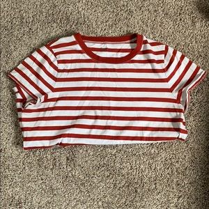 striped madewell tee